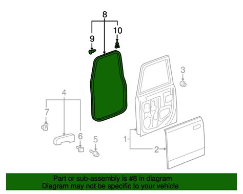 Scion Xb Weatherstrip Front Door Toyota Parts