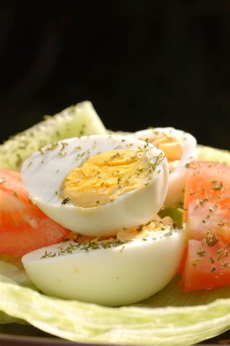 Boiled Egg Salad stock image. Image of fresh, healthy - 3281753