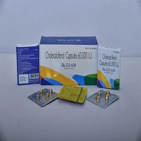 Cholecalciferol 60000 I U Soft Gel Capsules At Rs 146 Box Vitamin D3