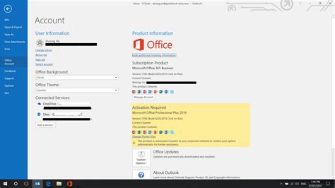 Office 365 Bussiness This Product Is Unlicensed Microsoft Community