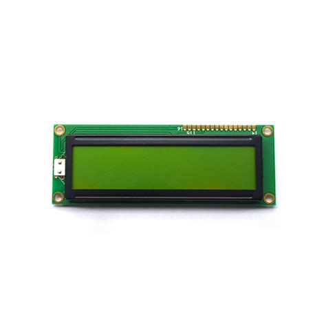 character lcd display module yellow green backlight