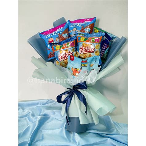 Jual Buket Snack Murah Meriah Free Kartu Ucapan Buket Snack Wisuda