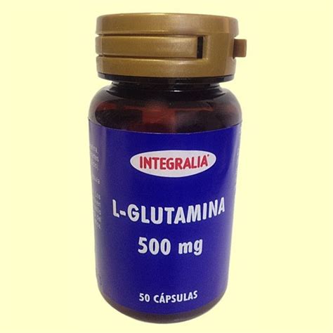 L Glutamina 500 Mg 50 Cápsulas Integralia