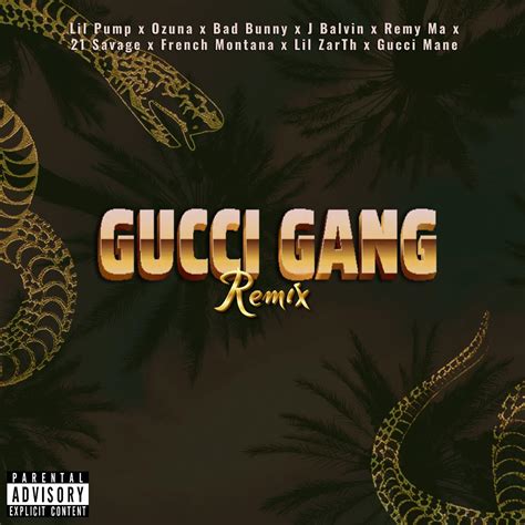 Gucci Gang Feat Lil Pump Bad Bunny Ozuna 21 Savage And J Balvin Lil