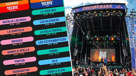 Tecate Coordenada Horarios Y Mapa Oficiales Del Festival