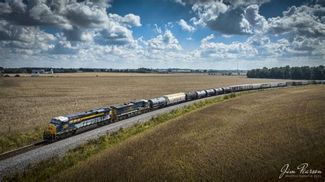 CSX Chesapeake Ohio Heritage Unit 1869 As It Leads CSX M500 At