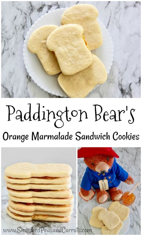 Orange Marmalade Sandwich Cookies Smashed Peas Carrots