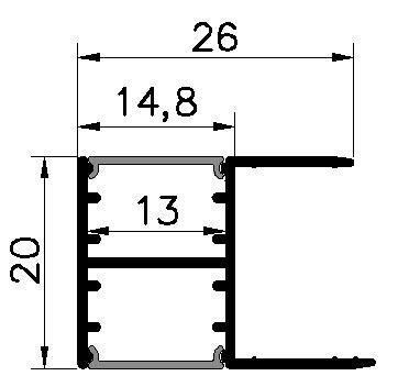 China Pxg Pack Aluminium Channel Led Profile Aluminium Frames