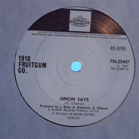 1910 Fruitgum Co Simon Says 7 Inch Buy From Vinylnet