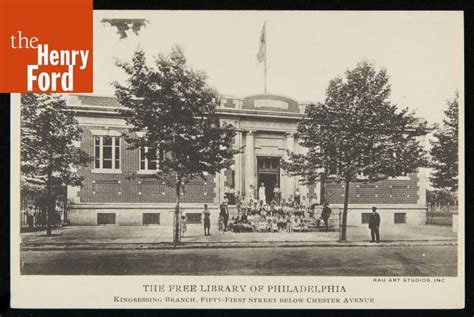 Postcard The Free Library Of Philadelphia Kingsessing Branch Fifty