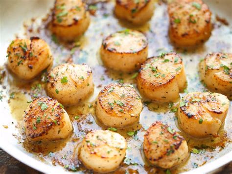 Lemon Butter Scallops Recipe And Nutrition Eat This Much