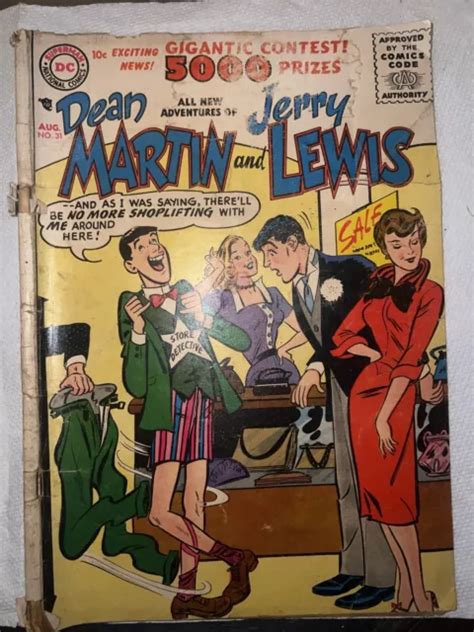 Bande Dessin E Vintage Dc Comics Adventures Of Dean Martin And