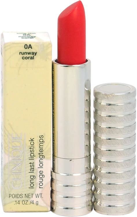 Long Last Lipstick By Clinique 0a Runway Coral 014 Oz 4g