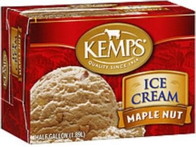 Kemps Maple Nut Ice Cream Gal Nutrition Information Innit