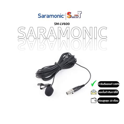 Saramonic Sm Lv600 Mini Xlr Omnidirectional Lavalier Microphone For