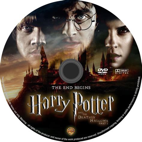 Harry Potter And The Deathly Hallows Part 1 Dvd Cover