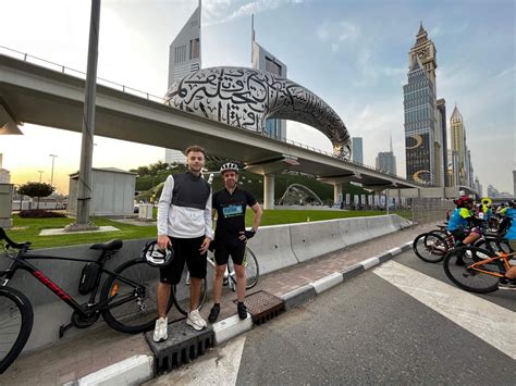 Canadian University Dubais Cycling Team Participate In Dubai Ride