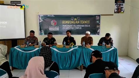 PANWASCAM SIMPUR GELAR BIMTEK PKD PEMILU 2024 YouTube