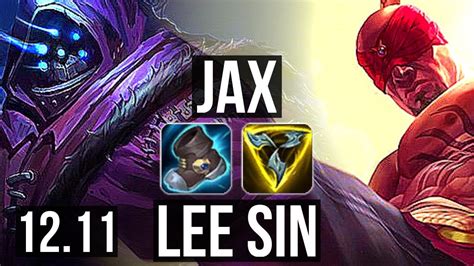 Jax Vs Lee Sin Jng 7 1 5 1 2m Mastery 400 Games Dominating Kr