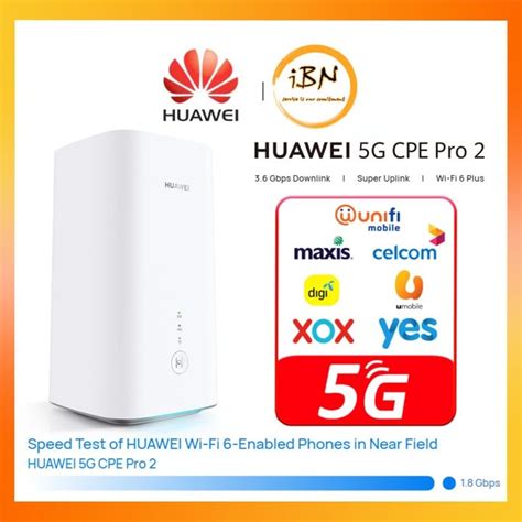 COD HUAWEI 5G CPE PRO 2 H122 373 Wi Fi 6 Plus Cover More Space With