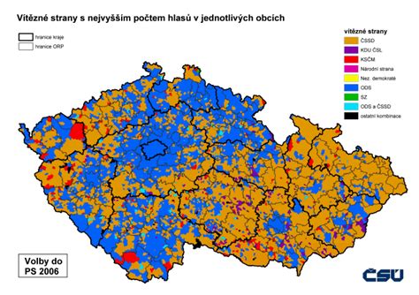 Czech Republic Legislative Election 2006 Electoral Geography 2 0