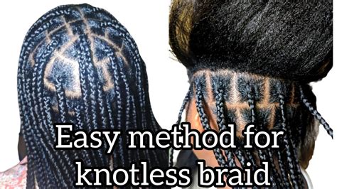 How To Style A Knotless Box Braid Beginner Friendly Youtube