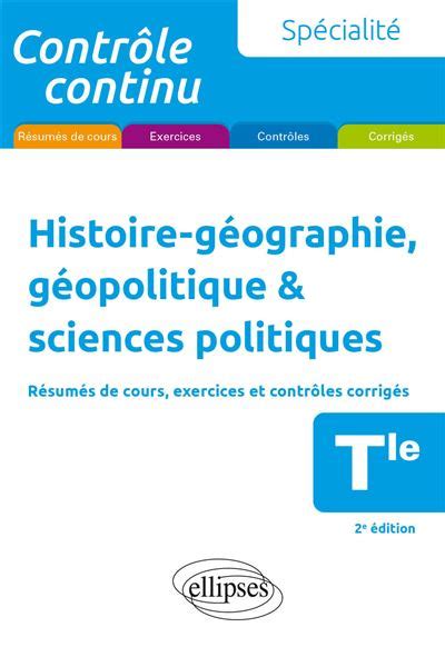 Spécialité Histoire Géographie Géopolitique And Sciences Politiques