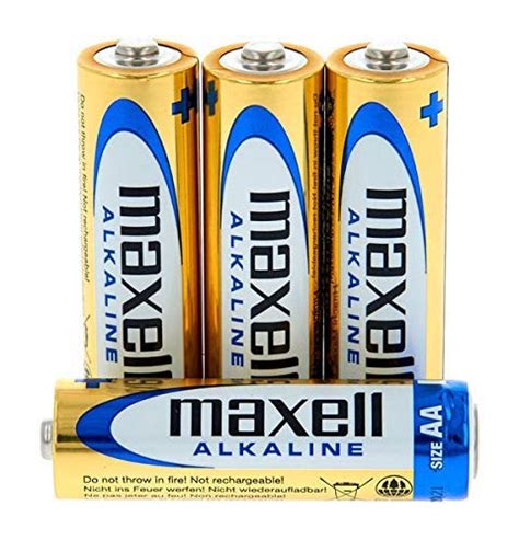 Maxell AA Gold Series Alkaline Batteries Bulk Retail Pack - 48 Pack ...