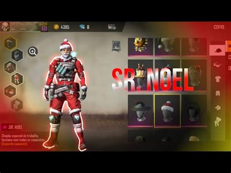 Combina Es O Pacote Sr Noel Free Fire Youtube