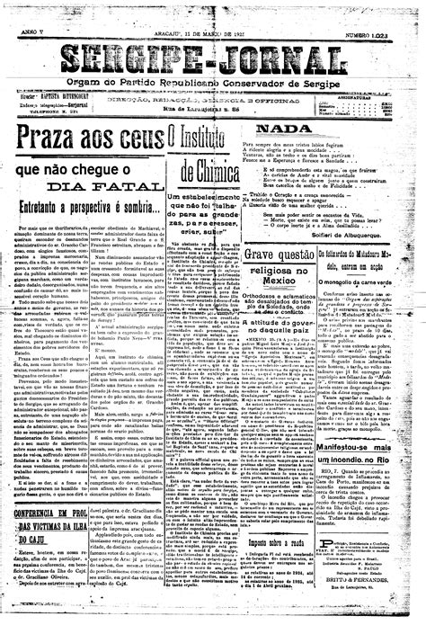 Jornais De Sergipe Sergipe Jornal