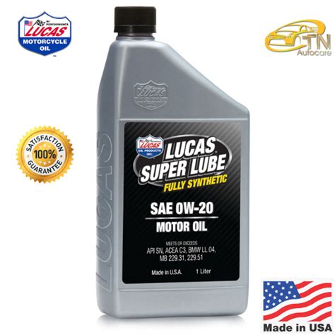 Lucas Super Lube Fully Synthetic 0W 20 ปรมาณ 1000 ml LINE SHOPPING