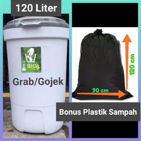 Jual Green Leaf Tempat Sampah Besar Roda Liter Green Leaf Tong