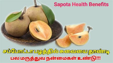 சப்போட்டா பழத்தில் இவ்வளவு நன்மைகளா Sapota Fruit Health Benefits