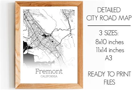 Fremont California City Map Graphic By Svgexpress · Creative Fabrica