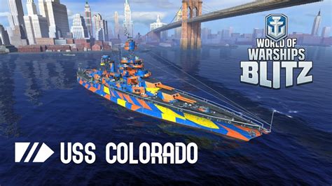 Uss Colorado World Of Warship Blitz Gameplay Youtube