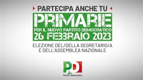 Primarie Pd Come E Dove Si Vota A Lucca Piana E Valle Del Serchio