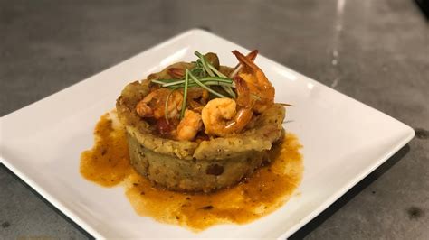 Mofongo Con Camarones En Salsa Criolla YouTube