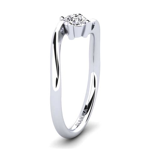 Achetez Bague Pour Femme Edoarda En Argent Blanc Diamant Carats