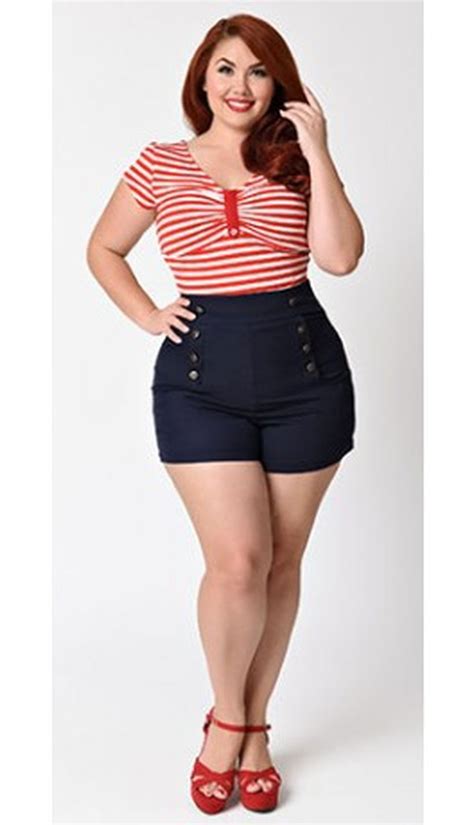 Vintage Plus Size Rockabilly Fashion Style Outfits Ideas 30 Plus Size