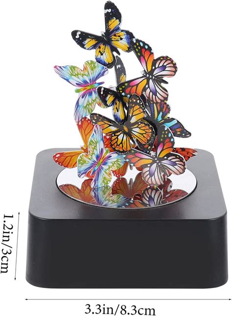 Lifkome Escultura De Escritorio Mariposas Juguete De Escritorio Para