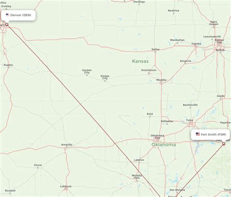 Flights From Fort Smith To Denver FSM To DEN Flight Routes