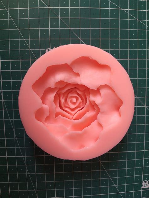 3d Flexible Resin Mold Of Rose 3d Silicone Mold Flowers Etsy