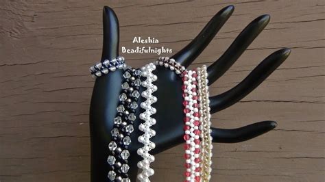 Zigzag Beaded Bracelet Anklet And Ring Tutorial Youtube