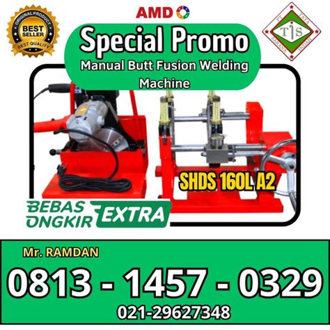 Jual Mesin Las Pipa Manual Butt Fusion Welding Machine Type SHDS 160L