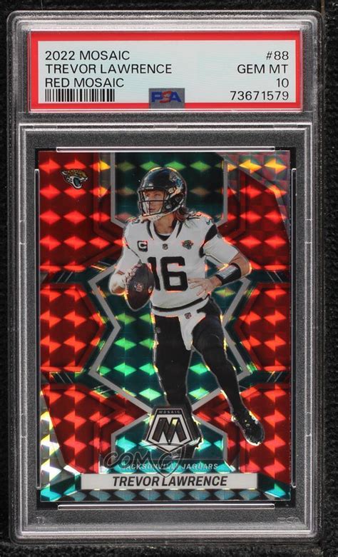 Trevor Lawrence 2022 Mosaic 88 Red Price Guide Sports Card Investor