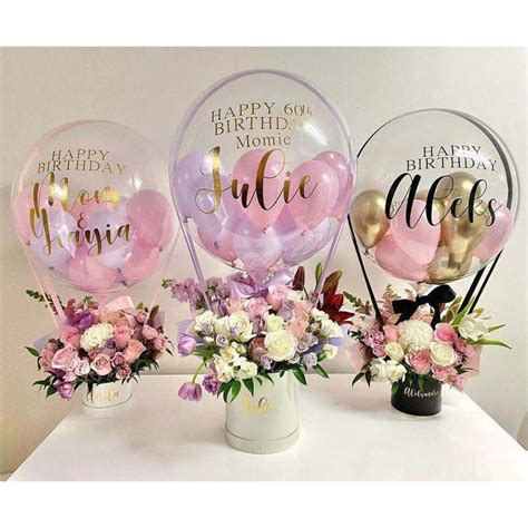 Popxstar Baloon Flowers Gift Box Packing Lid Wedding Party Cylinder