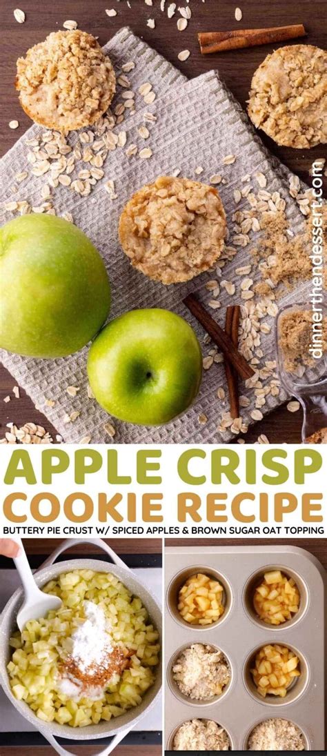 Apple Crisp Cookies Recipe VIDEO Dinner Then Dessert