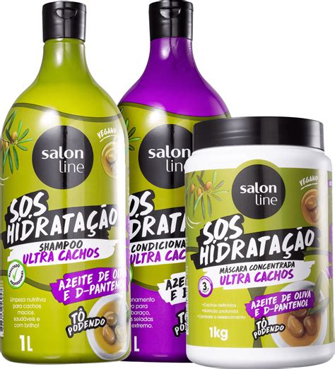 Kit Salon Line S O S Hidrata O Cachos Triplo Beleza Na Web