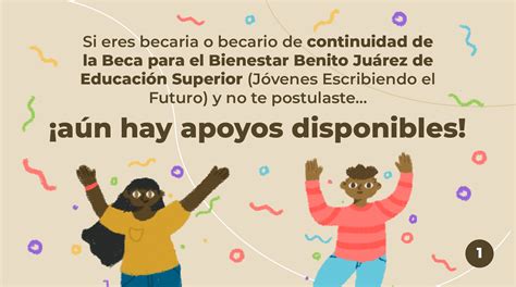 BecasBenito On Twitter Eres Becaria O Becario De CONTINUIDAD De La