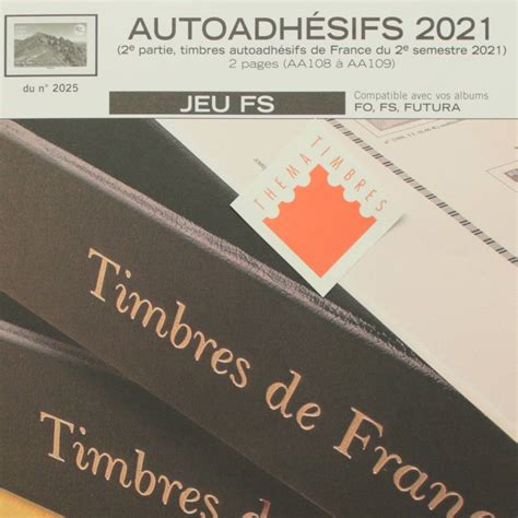 Jeu France Futura Fs E Sem Autoadh Sifs Yvert Et Tellier